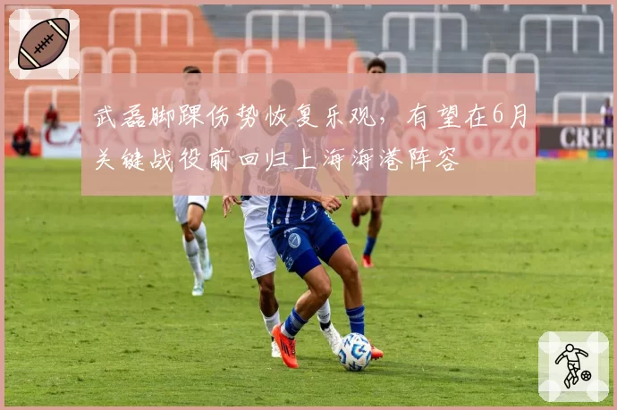 武磊脚踝伤势恢复乐观,有望在6月关键战役前回归上海海港阵容