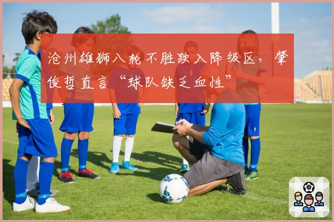 沧州雄狮八轮不胜跌入降级区，肇俊哲直言“球队缺乏血性”